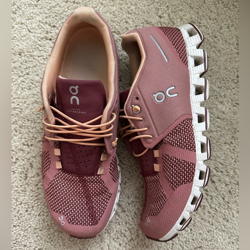 OnCloud 2.0 Dust Rose/Mulberry - Size 9